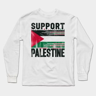 Support Palestine Long Sleeve T-Shirt